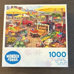 Colorful Market Scene Puzzle
